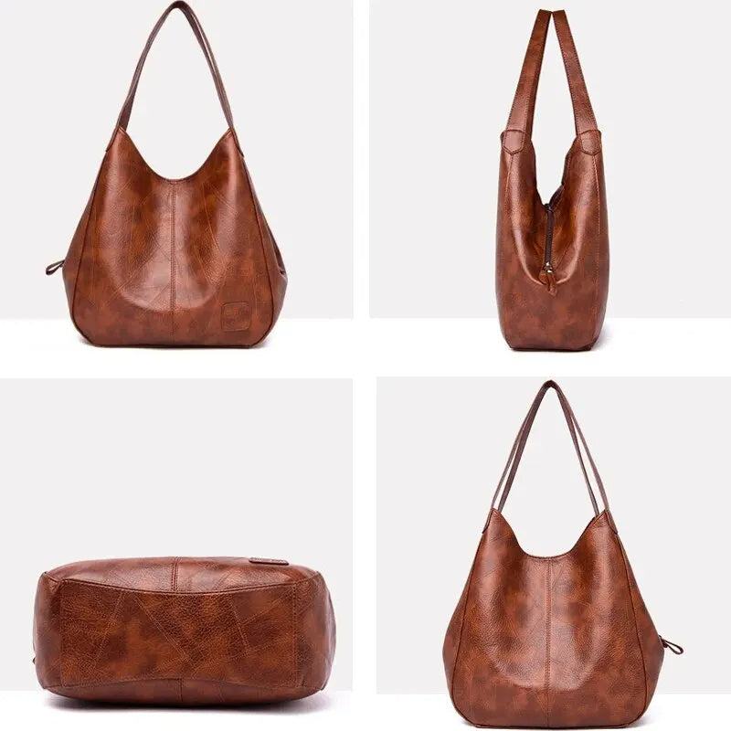 Sac Vintage Femme en Cuir