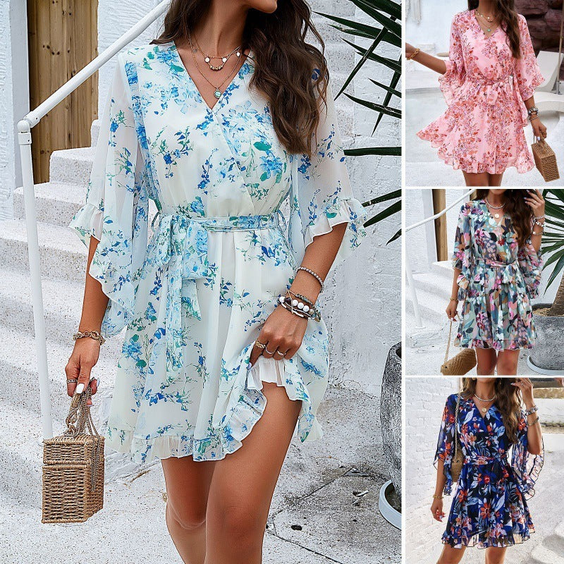 Robe Été à Imprimé Floral